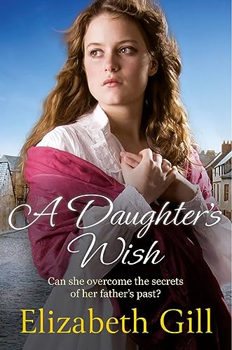 Book cover: young woman in historical clothing, town background.