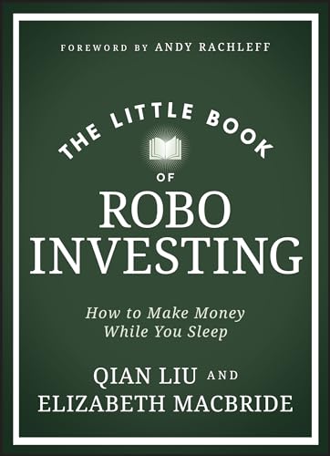 Dark green book cover with white text: "The Little Book of Robo Investing".