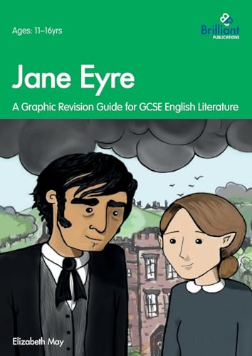Book cover: “Jane Eyre” graphic revision guide with illustrated characters.