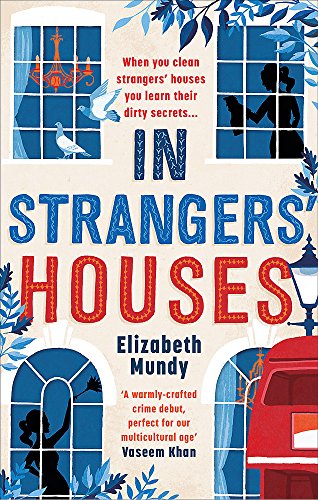 Book cover: “In Strangers’ Houses” by Elizabeth Mundy, with windows and silhouettes.