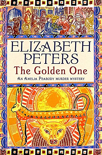 Book cover: "The Golden One" with an Anubis-headed creature illustration.