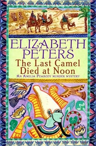 Book cover: desert scene with camels, Egyptian motifs, and author’s name.