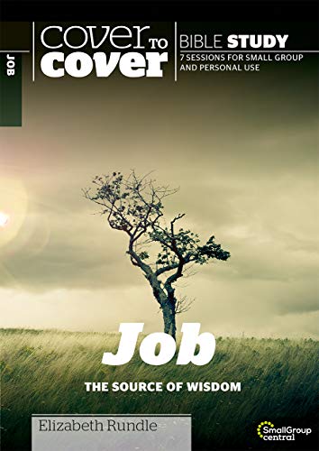 Book cover for Job Bible study featuring a lone tree in a grassy field.