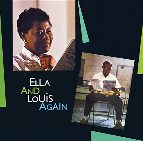 Album cover featuring portraits of Ella Fitzgerald and Louis Armstrong.