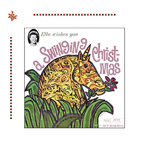 CD cover for Ella Fitzgerald’s “Ella Wishes You A Swinging Christmas.”