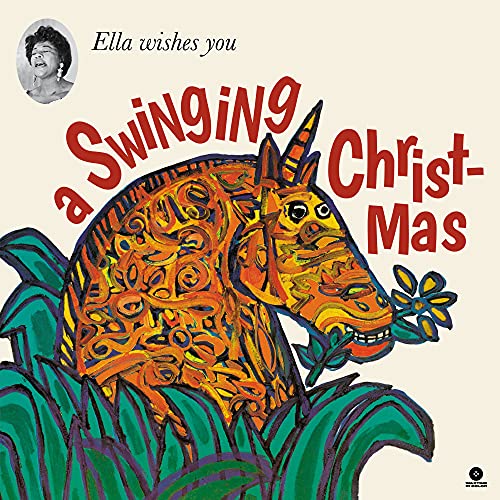 Album cover for Ella Fitzgerald’s “Ella Wishes You A Swinging Christmas.”