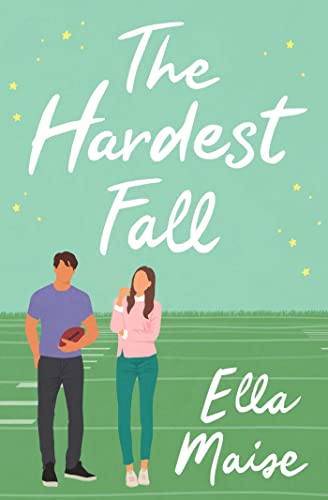 Book cover with illustrated couple standing on a green field.