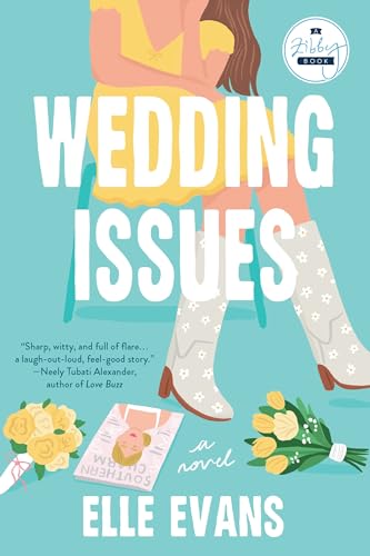 Book cover: "Wedding Issues" by Elle Evans, featuring a woman in boots.