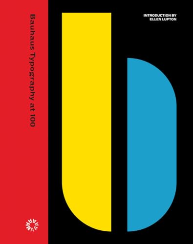 Book cover: “Bauhaus Typography at 100” with bold geometric shapes.