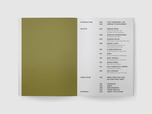 Open book displaying table of contents for “More Than the Eyes.”