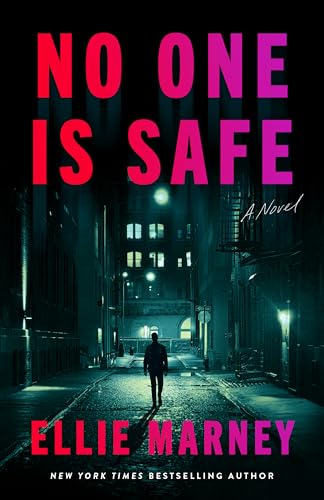 Book cover: "No One Is Safe" with a shadowy city street scene.