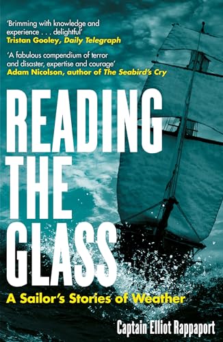 Book cover showing a sailing ship on turbulent blue water with large white text.