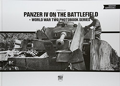 Black and white photo of a Panzer IV tank and a soldier.