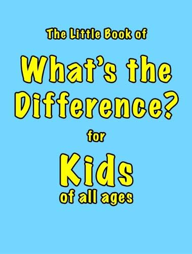 The book cover has yellow text on a light blue background reading What's the Difference.