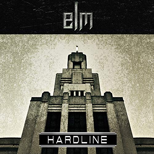 CD cover for Elm’s “Hardline” featuring a stark, monumental building.