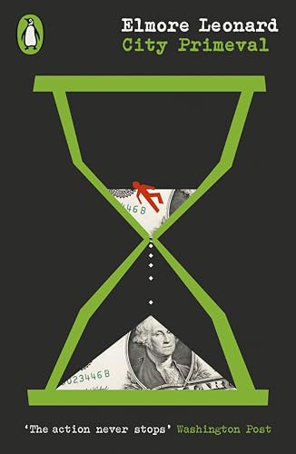 Book cover: "City Primeval" with hourglass and money imagery.