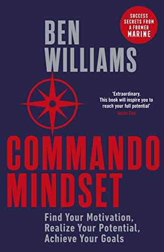 Book cover for "Commando Mindset" by Ben Williams, with a compass image.