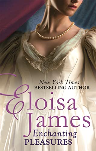 Book cover featuring a woman in historical clothing and the title "Enchanting Pleasures".