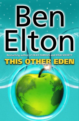 Book cover: "This Other Eden" by Ben Elton, featuring a glowing apple.