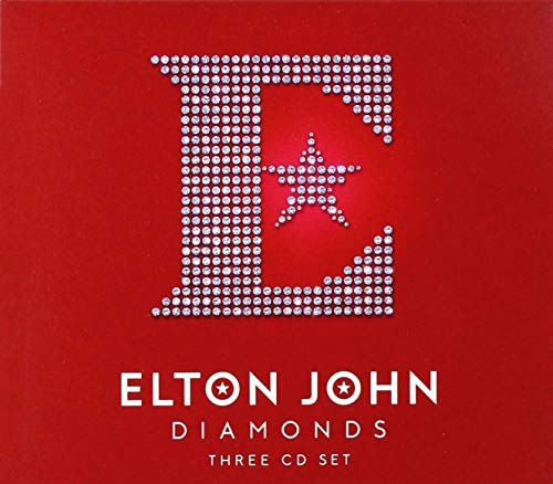 Red album cover featuring a large letter E formed by diamonds and a star.
