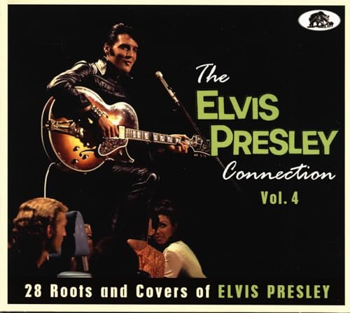 CD cover featuring Elvis Presley playing an electric guitar against a black background.