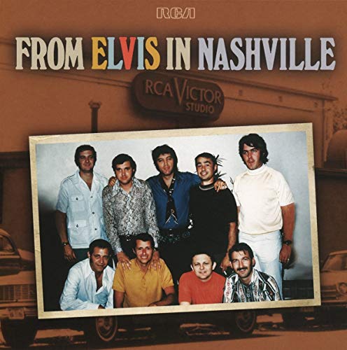 Album cover showing a group photo of Elvis Presley and his band members.