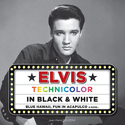Black and white portrait of Elvis Presley with album title text.