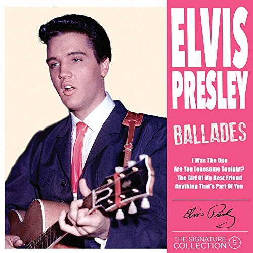 Elvis Presley album cover, "Ballades", featuring a young Elvis with a guitar.