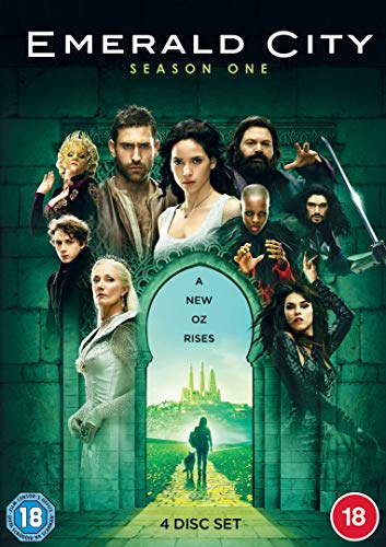 Emerald City DVD cover featuring a cast group portrait and arched doorway.
