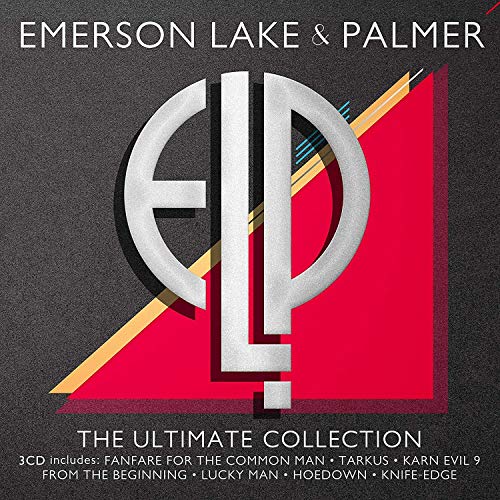 Emerson, Lake & Palmer The Ultimate Collection CD cover with silver ELP logo.