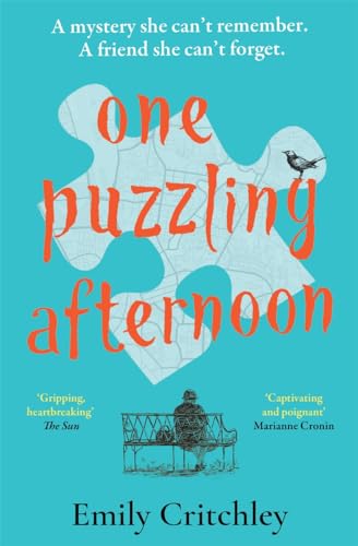 Book cover: “One Puzzling Afternoon” by Emily Critchley, with puzzle piece imagery.