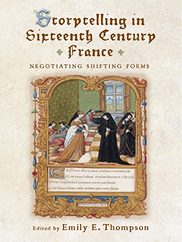 Book cover depicting a Renaissance-era illuminated manuscript scene.