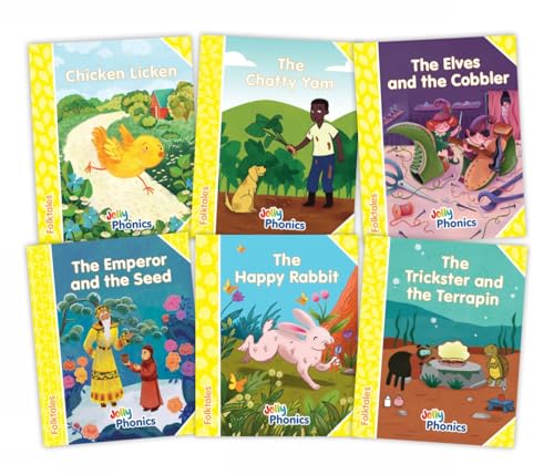 Six colorful children’s books with illustrated covers, arranged in a grid.