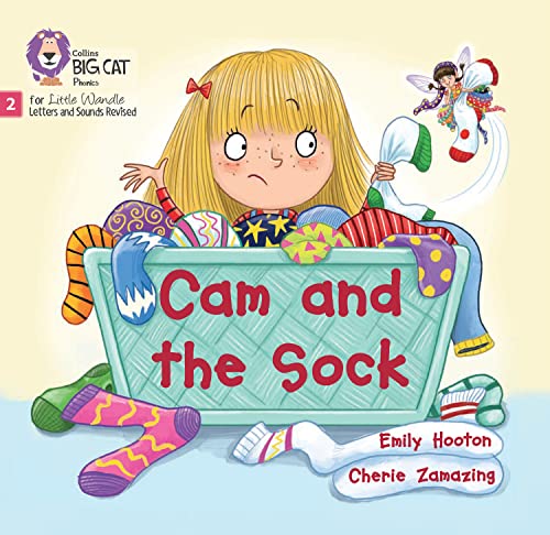 Book cover: girl with laundry and a sock, colorful illustration.