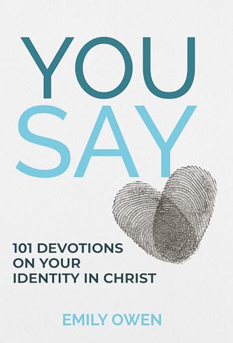 Book cover with large “YOU SAY” text and a fingerprint heart image.