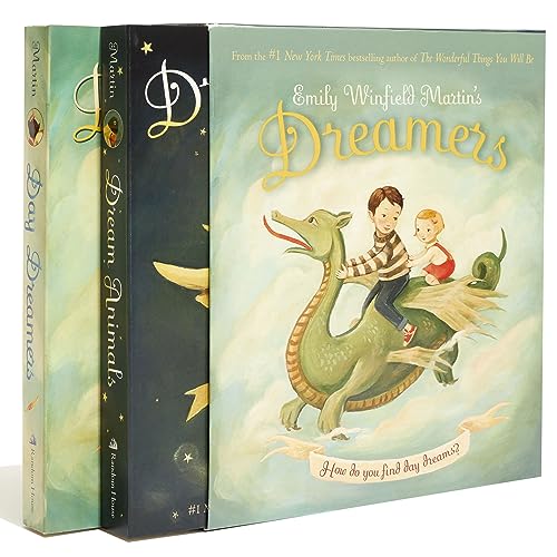Boxed set of illustrated children’s books featuring a boy and a dragon.