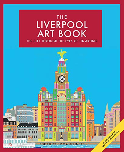 Book cover featuring colorful illustration of Liverpool’s Royal Liver Building.