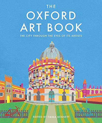 Book cover: colorful illustration of Oxford’s Radcliffe Camera and cityscape.