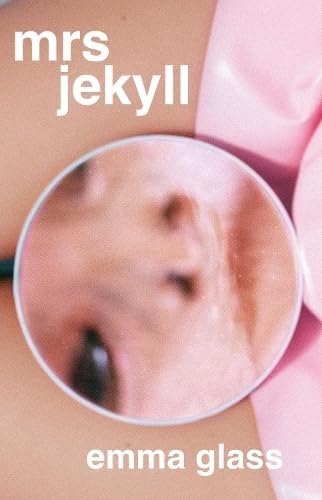 Book cover: "Mrs Jekyll" with a face reflected in a magnifying glass.