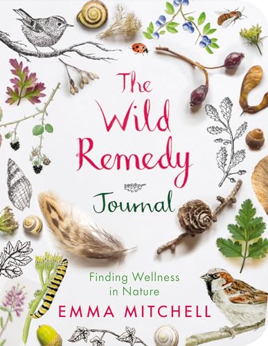 Journal cover with illustrated nature elements and handwritten-style title.