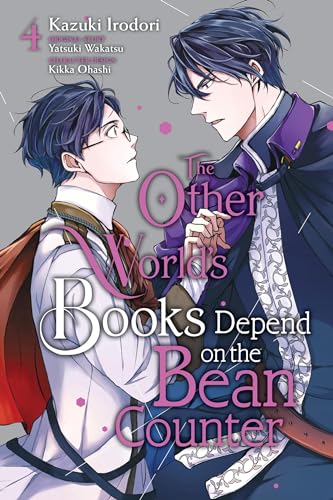 Manga volume 4 cover: two young men with blue hair, holding hands.