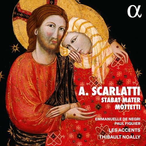 CD cover art depicting a religious painting of Jesus and Mary against black background.