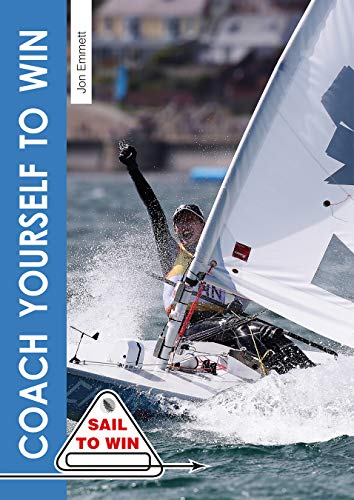 Book cover: sailor steering a dinghy through splashing water.