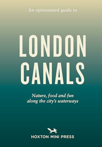 Book cover: "London Canals" with gradient background and fox illustration.