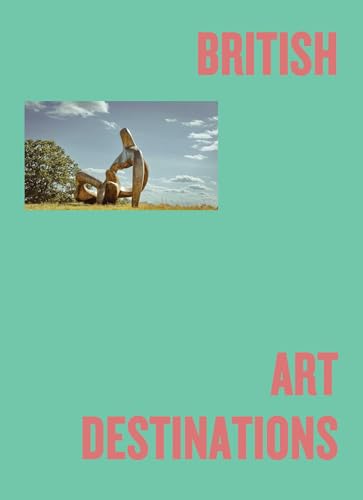 Book cover with a light green background, pink text, and a sculpture photo.