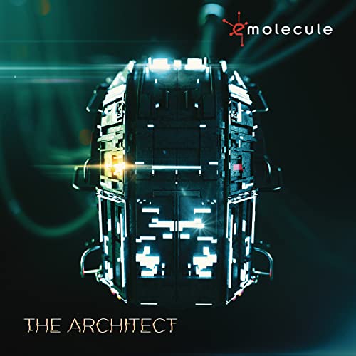 CD digipak cover for āThe Architectā featuring a futuristic, glowing helmet.