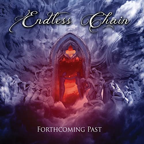 Album cover: gothic archway with figures amidst swirling clouds and smoke.