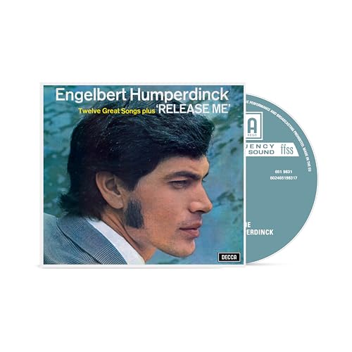 Engelbert Humperdinck “Release Me” CD cover with artist portrait.