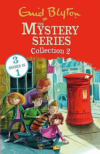 Book cover: children investigating near a red post box.