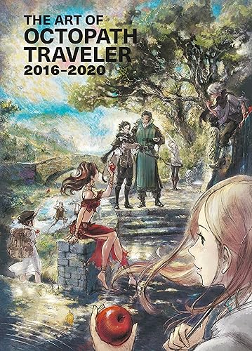 āArt of Octopath Travelerā book cover featuring fantasy characters and landscapes.